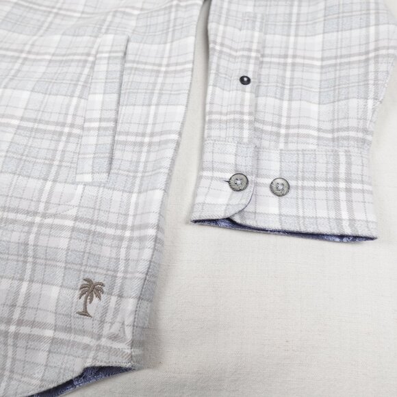 NEW Tommy Bahama Costal Vibes Shirt Jacket Men's XXXL Indigo Palms Button Up - Picture 7 of 11